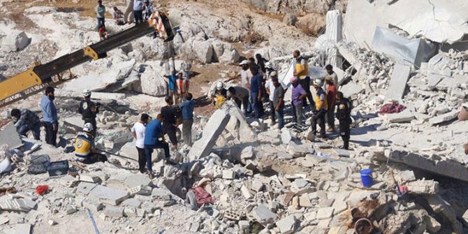 İdlib'de şiddetli patlama: 11 ölü