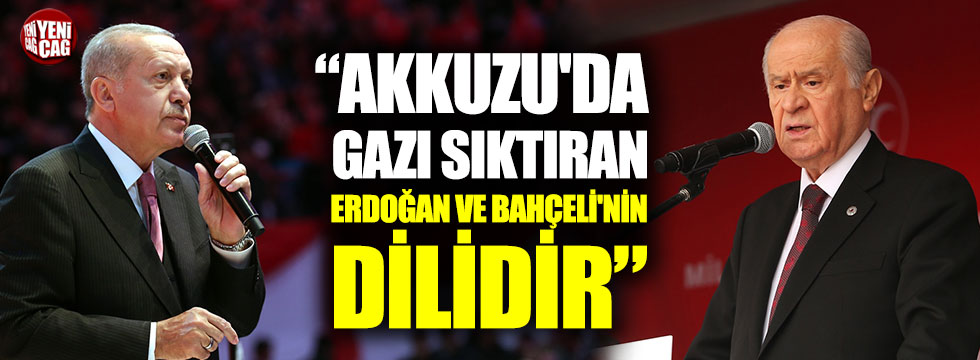 Özgür Özel: “Akkuzu'da gazı sıktıran Erdoğan ve Bahçeli'nin dilidir”