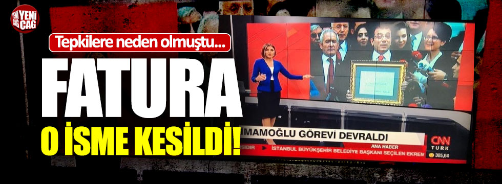 CNN Türk’te İmamoğlu skandalının faturası o isme kesildi