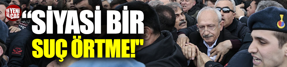 CHP'li Özel: "Siyasi bir suç örtme!"