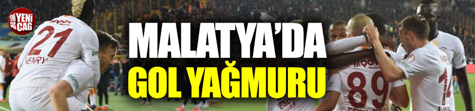 Yeni Malatyaspor - Galatasaray 2-5 (Maç özeti)