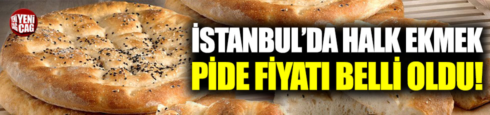 İstanbul’da Halk Ekmek pide fiyatı 1 TL