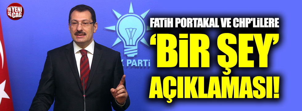 AKP'li Ali İhsan Yavuz'dan Fatih Portakal ve CHP'lilere 'Bir şey' açıklaması!