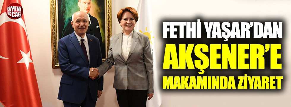 Yenimahalle Belediye Başkanı Yaşar'dan Akşener'e ziyaret