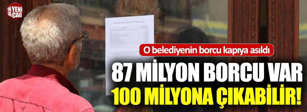 AKP'den CHP'ye geçen belediyenin borcu dudak uçuklattı