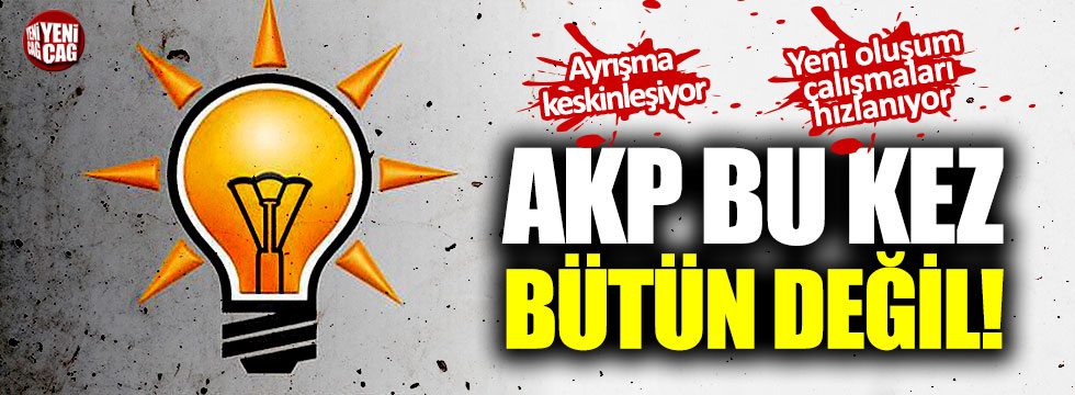 AKP bu kez bütün değil