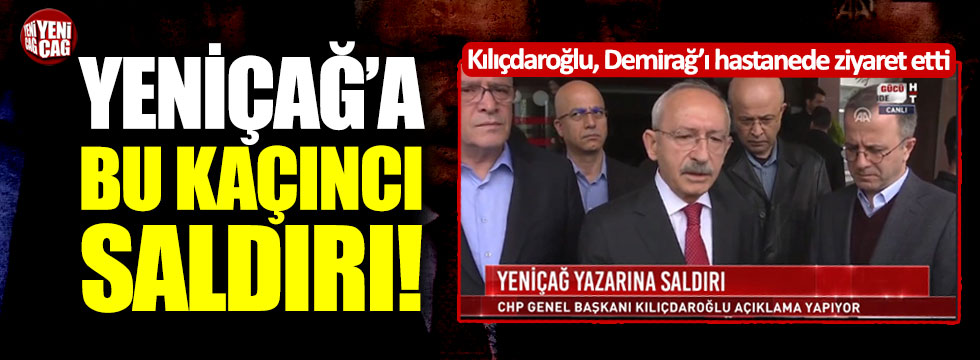 Kemal Kılıçdaroğlu, yazarımız Demirağ’ı ziyaret etti