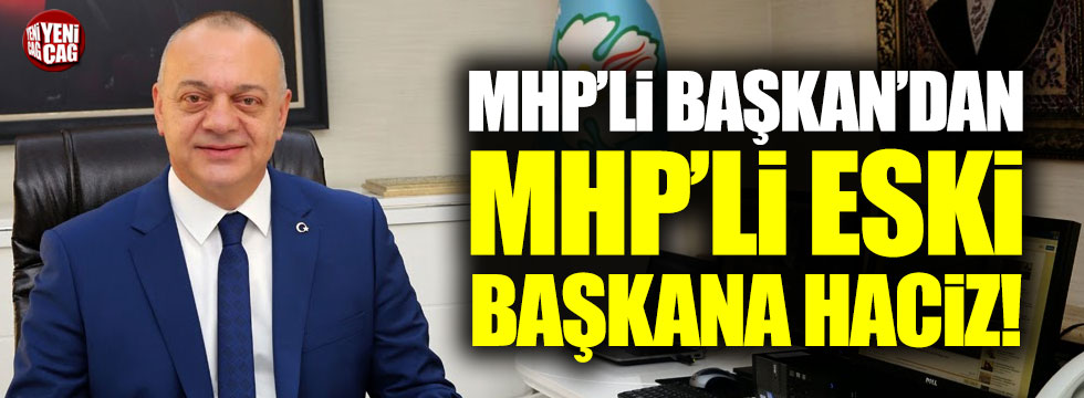 MHP'li Belediyeden eski MHP'li Başkana haciz