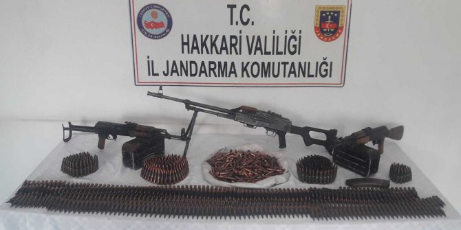 Şemdinli'de PKK'ya ait mühimmat ele geçirildi