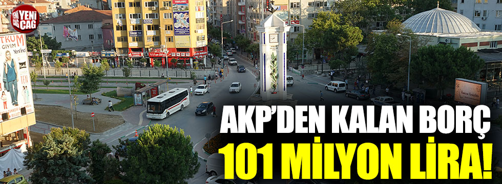 Gemlik Belediyesi’nin borcu 101 milyon lira!
