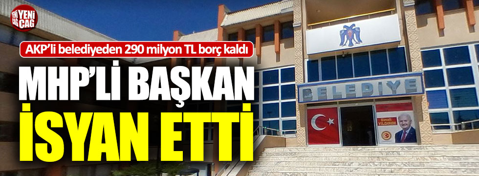 Erzincan Belediyesi'nin AKP'den kalan borcu tepki çekti