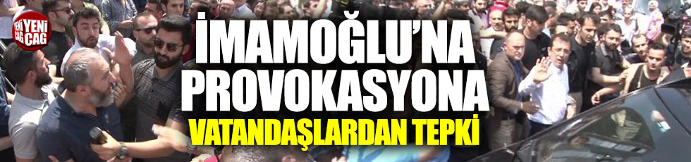 İmamoğlu'na protestoya vatandaştan tepki