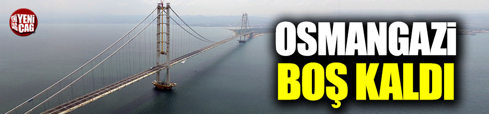 Vatandaş bayramda Osmangazi Köprüsü'nü tercih etmedi