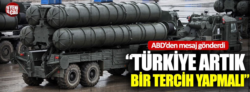ABD’den Türkiye’ye S-400 uyarısı