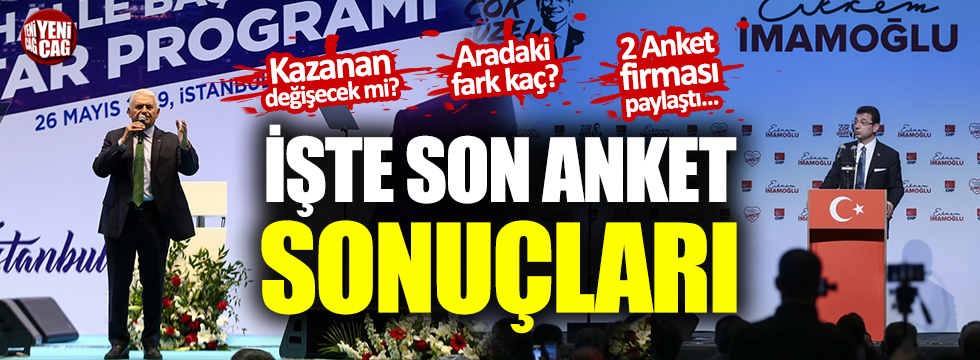 İstanbul seçimlerini kim kazanır, son anketler ne diyor?