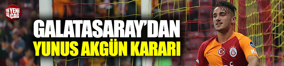 Galatasaray'dan Yunus Akgün kararı