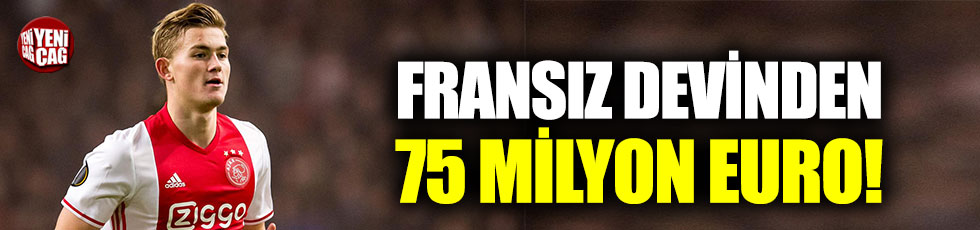 PSG'den de Ligt için 75 milyon euro