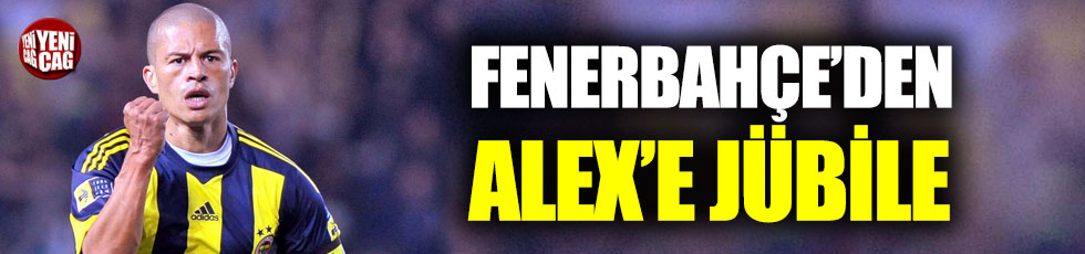 Fenerbahçe'den Alex'e jübile