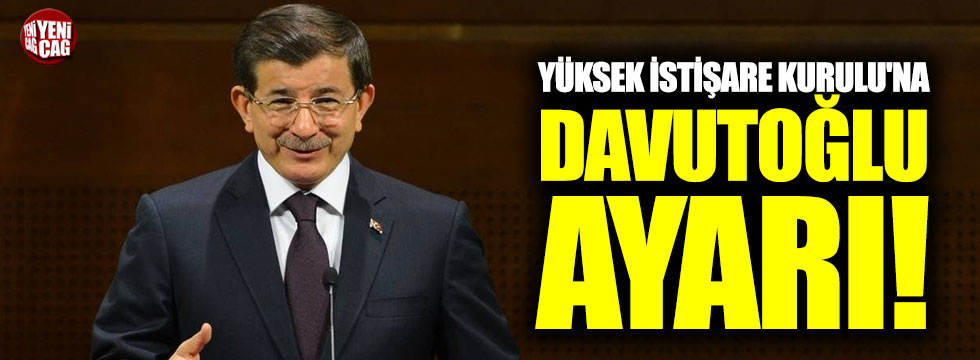 AKP'de Yüksek İstişare Kurulu'na Davutoğlu ayarı!