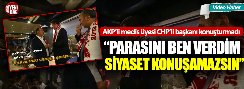 AKP’li meclis üyesi, Kadıköy Belediye Başkanı’nın mikrofonunu kapattı