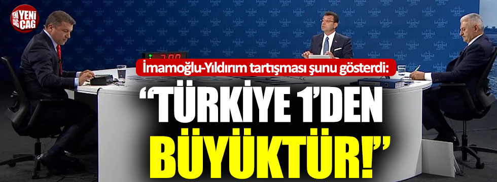 Mustafa Balbay: “Türkiye 1’den büyüktür”