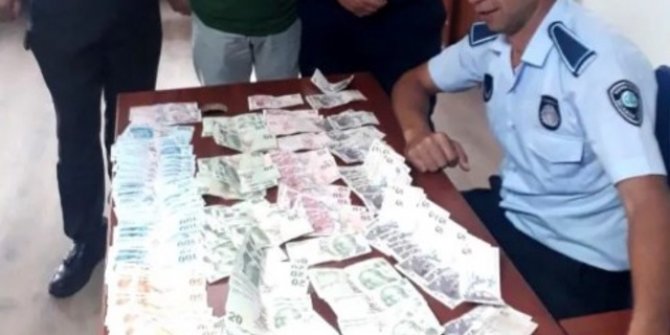 Dilenciden çıkan para şoke etti