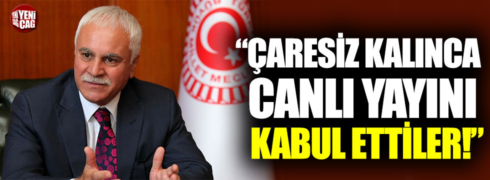 Koray Aydın: “Çaresiz kalınca canlı yayını kabul ettiler”