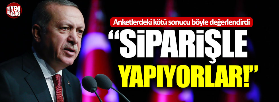 Cumhurbaşkanı Erdoğan, anketlerdeki kötü sonucu böyle değerlendirdi