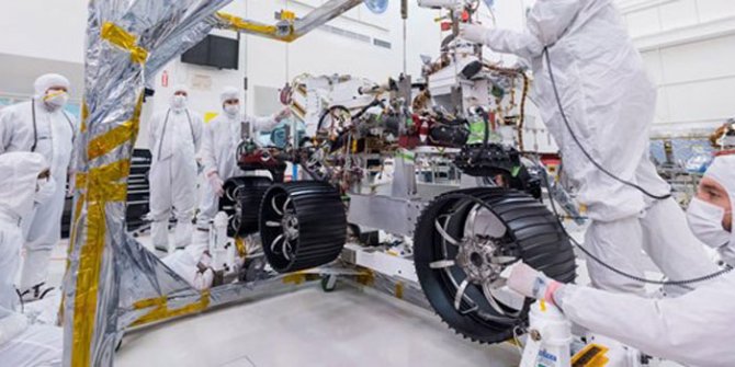 NASA'nın keşif robotuna yeni tekerlek