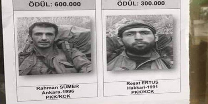 Bin 700 Mehmetçik bu iki teröristin peşinde