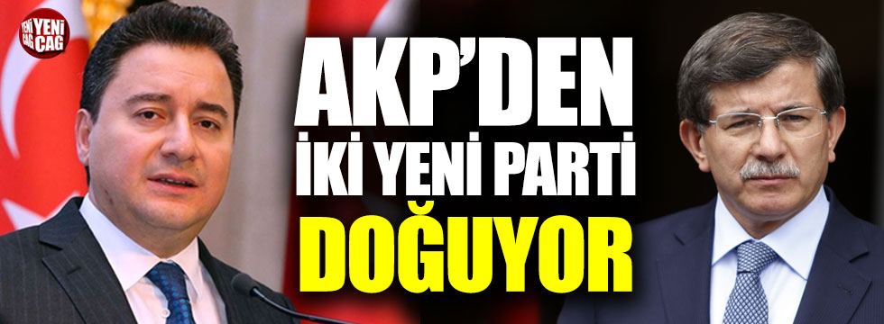 AKP'den iki yeni parti doğuyor