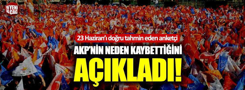 KONDA, AKP'nin neden kaybettiğini açıkladı!