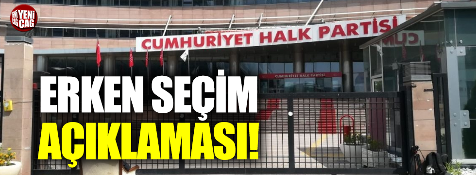 CHP'li Torun: "Erken seçim talebimiz yok"