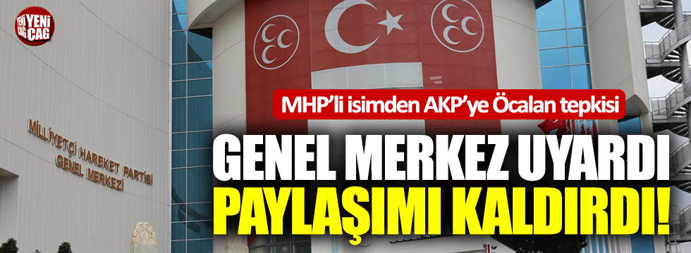 MHP’li isimden AKP’ye ikinci çözüm süreci tepkisi