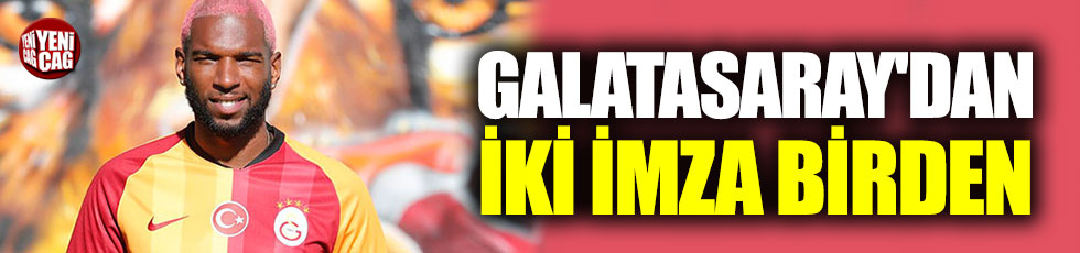 Galatasaray'dan iki imza birden