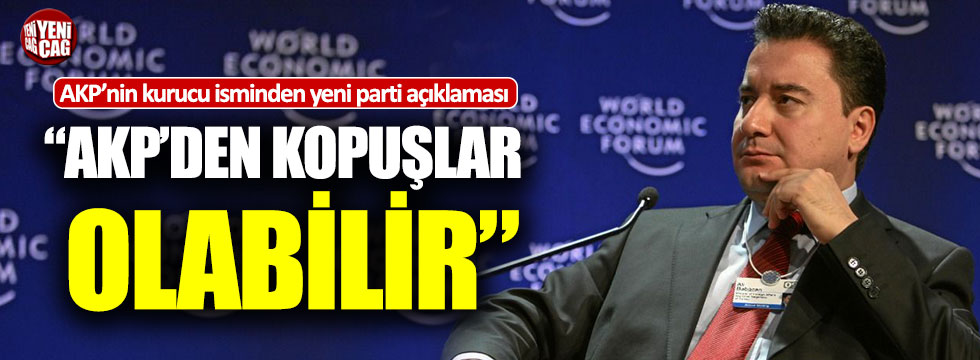 Abdüllatif Şener: "Yeni parti için AKP'den kopuşlar olabilir"