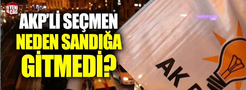 AKP'li seçmen neden sandığa gitmedi: İşte 23 Haziran psikolojisi