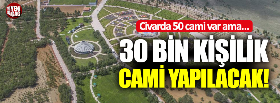 Konya’da millet bahçesine 30 bin kişilik cami projesi