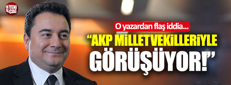 "Babacan AKP milletvekilleri ile görüşüyor"