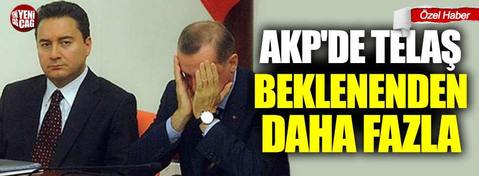 AKP'de telaş beklenenden daha fazla