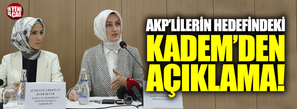 AKP’lilerin hedefindeki Sümeyye Erdoğan’ın derneğinden açıklama