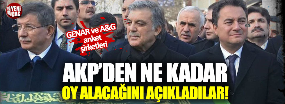 2 anket şirketi Babacan'ın AKP'den ne kadar oy alacağını açıkladı!
