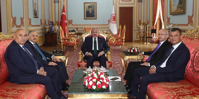 Kılıçdaroğlu'ndan, Meclis Başkanı Şentop'a ziyaret