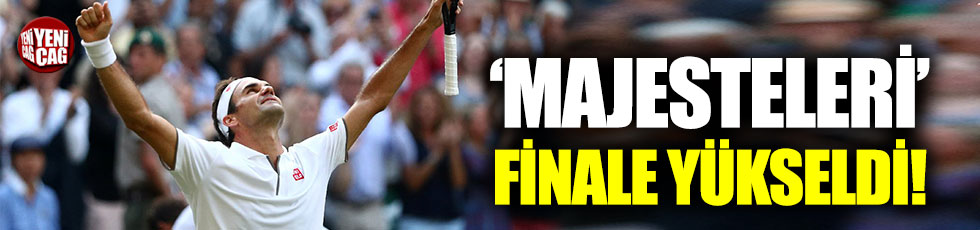 Roger Federer Wimbeldon’da finale yükseldi