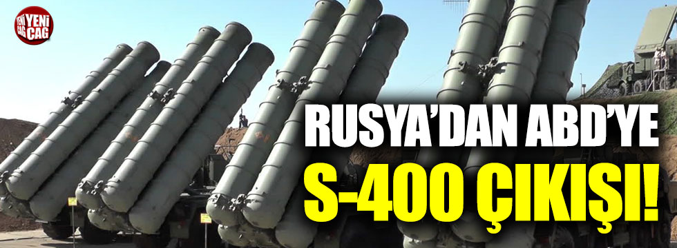 Rusya'dan S-400 açıklaması!