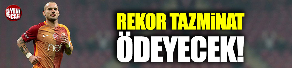 Sneijder rekor tazminat ödeyecek
