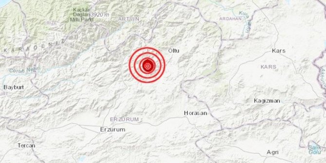 Erzurum’da korkutan şiddetli deprem!