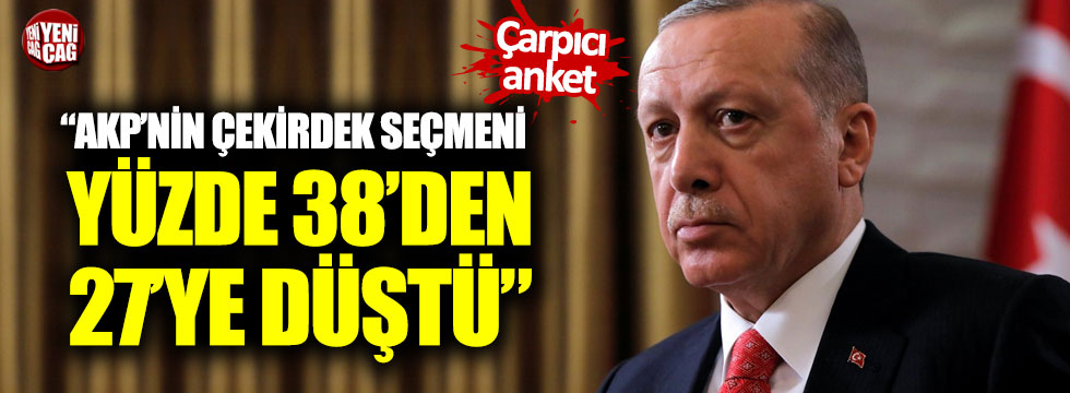 KONDA: "AKP'nin çekirdek seçmeni yüzde 38'den 27'ye düştü"