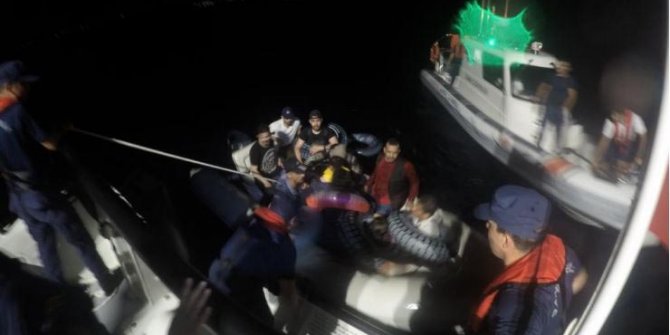 Bodrum açıklarında 10 kaçak göçmen yakalandı
