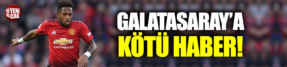 Fred, Galatasaray'a gelmiyor!